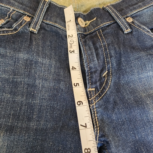 VINTAGE LEVI'S TOO SUPER LOW FLARE JEANS - Picture 9 of 11